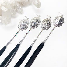 Load image into Gallery viewer, Serenity Tassel Earrings - Silver