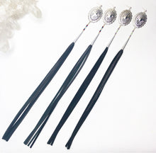 Load image into Gallery viewer, Serenity Tassel Earrings - Silver