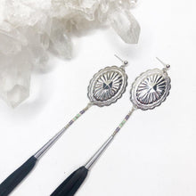 Load image into Gallery viewer, Serenity Tassel Earrings - Silver