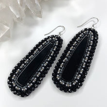 Load image into Gallery viewer, Spirits & Spells Beaded Drop Earrings - Onyx
