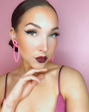 Load image into Gallery viewer, 2 in 1 Sweetheart Earrings - Pink