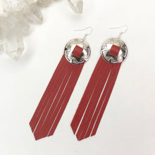 Load image into Gallery viewer, Revival Fringe Leather Earrings