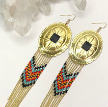 Load image into Gallery viewer, Black West Coast Statement Earrings