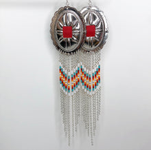 Load image into Gallery viewer, White West Coast Statement Earrings