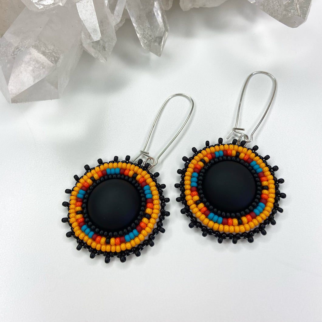 Summer Solstice Drop Earrings - Yellow