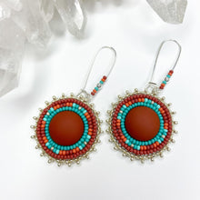 Load image into Gallery viewer, Autumns&#39; Comfort Drop Earrings - Harvest Brown
