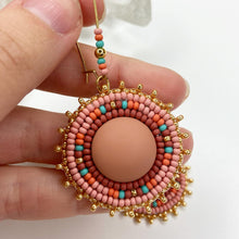 Load image into Gallery viewer, Autumns&#39; Comfort Drop Earrings - Dusty Coral
