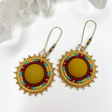 Load image into Gallery viewer, Autumns&#39; Comfort Drop Earrings - Harvest Yellow
