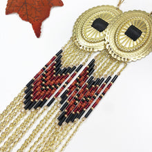 Load image into Gallery viewer, Harvest&#39;s Howl Large Statement Earrings - Gold
