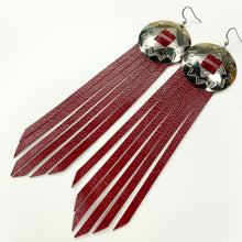 Load image into Gallery viewer, Sunny Daze Fringe Leather Earrings
