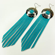 Load image into Gallery viewer, Sunny Daze Fringe Leather Earrings
