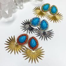 Load image into Gallery viewer, Wild West Sunburst Earrings
