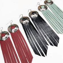 Load image into Gallery viewer, Revival Fringe Leather Earrings
