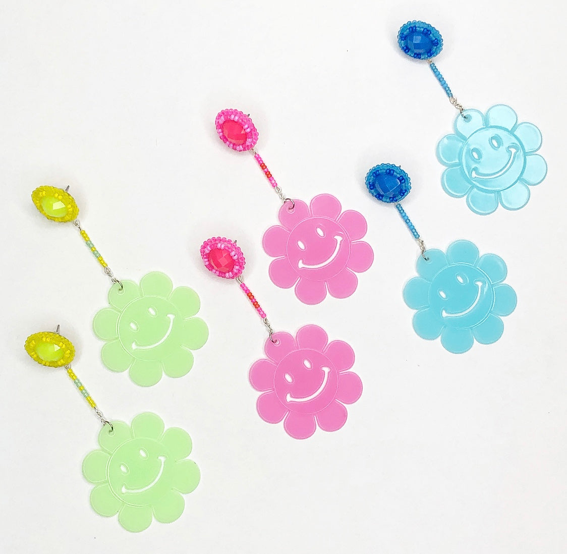 3 in 1 Flower Power Earrings