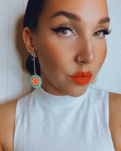 Load image into Gallery viewer, Bright Side Drop Earrings - Yellow Centre
