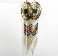 Load image into Gallery viewer, Black West Coast Statement Earrings
