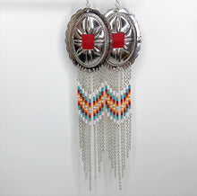 Load image into Gallery viewer, White West Coast Statement Earrings

